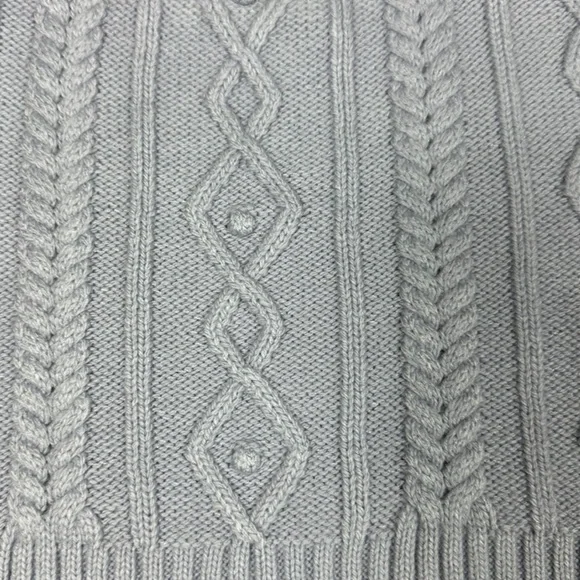 ZARA: NWT Cable Knit Light Purple Violet Crop Top  - Size Small - Picture 11 of 13